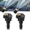 2Pcs Car Windshield Wiper Washer Spray Nozzle Fits Most Car Models Car Dual Holes Windshield Washer Nozzle Water Spray