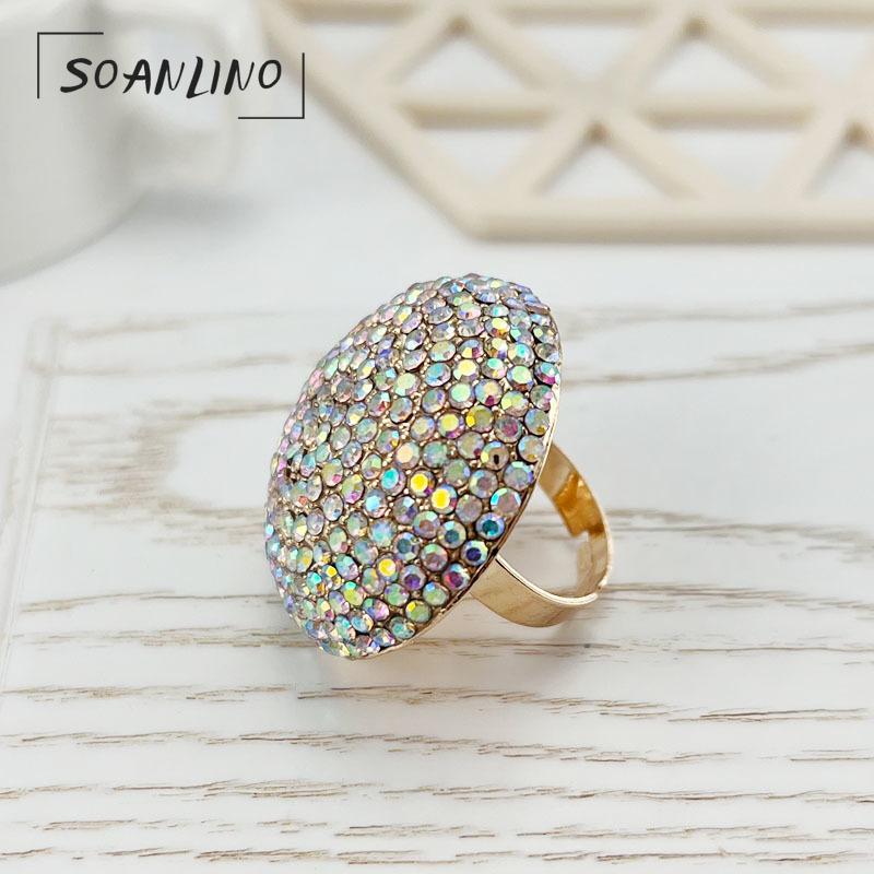

SOANLINO Модное кольцо с широким отверстием