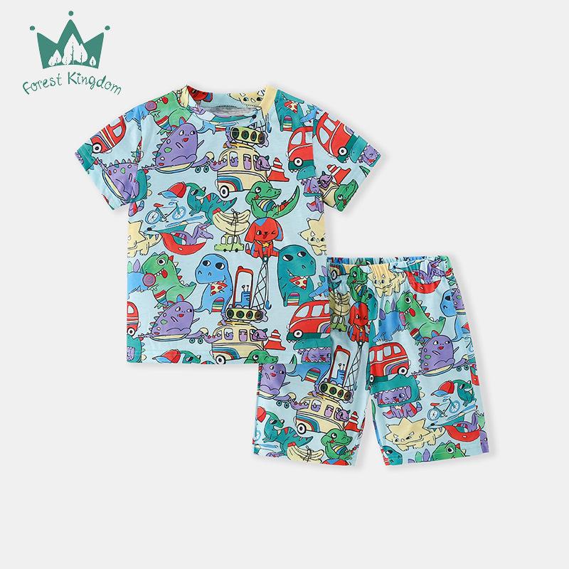 

Forest Kingdom Boys Summer Short Sleeve & Shorts Set 90cm
