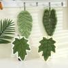 Leaf Hand Towel Absorbent Kitchen Towel Soft Towel For Hands Bathroom Hanging Towels Handkerchief Towels Wash Hands Towels