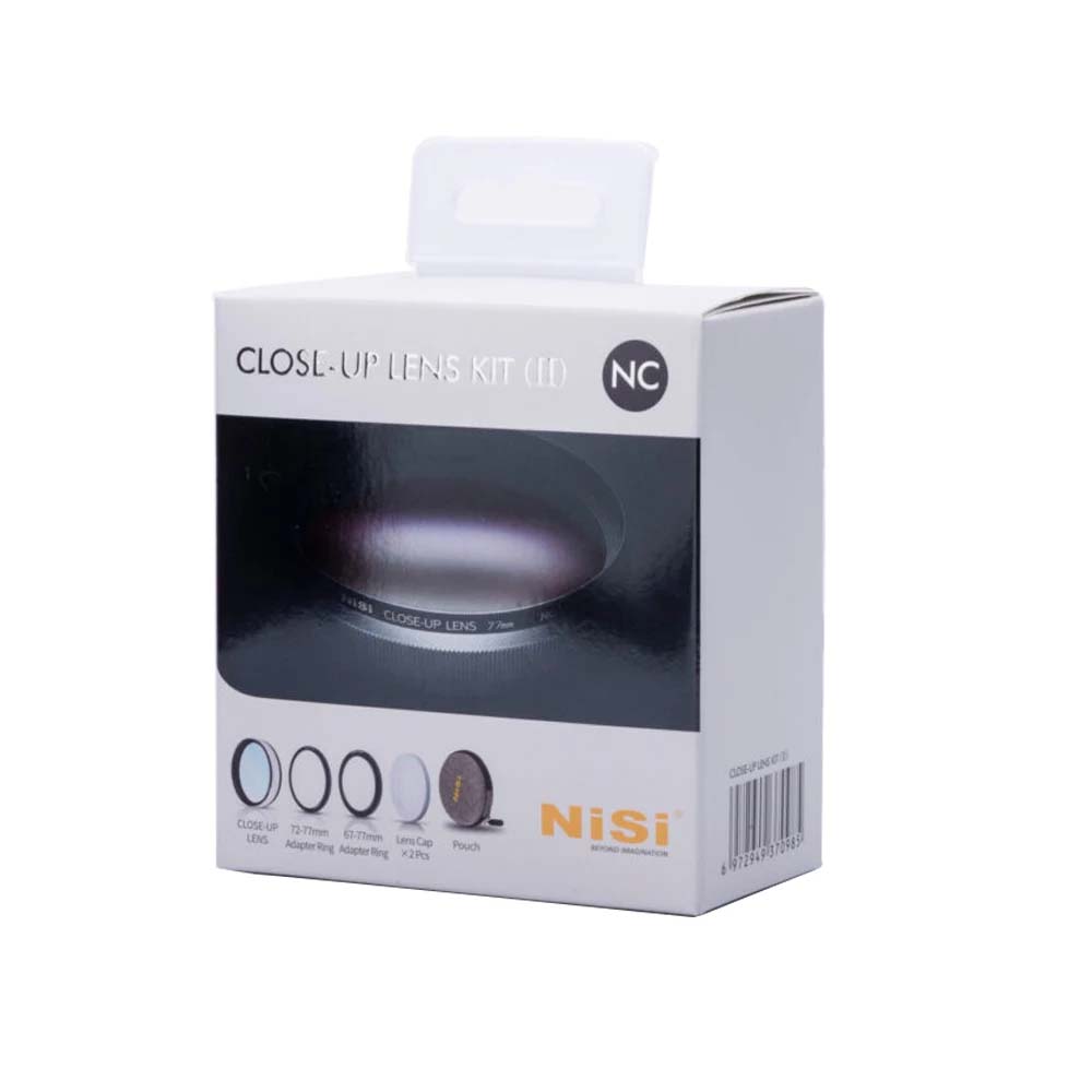 

NiSi - 77mm NC Close-Up Lens Kit Close-Up Macro Lens Filter, 78mm Thread Includes Protective Case, 72mm and 67mm Adapter Rings