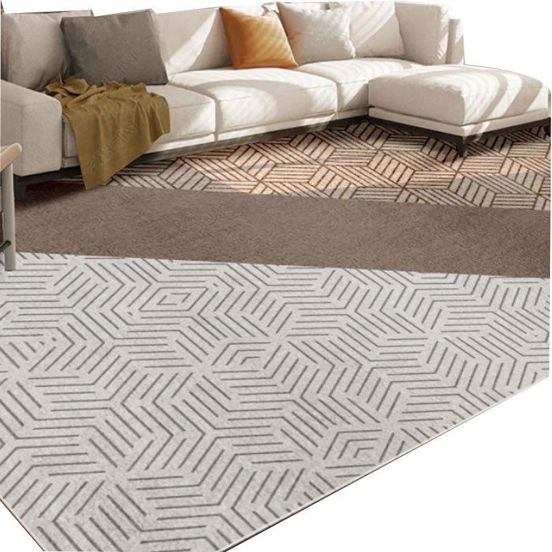 Luxurious Modern Nordic Large Area Carpet for Living Room or Bedroom