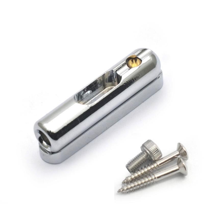 Individual Guitar Tube Bridge 8.5x41.5mm String Bridge Bottom Trough String Split Type Guitar Bridge Black/Golden/Silver