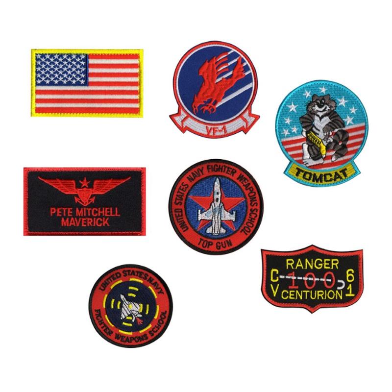 Superb Top Gun Squadron Badge Patches For Unisex Men And Women
