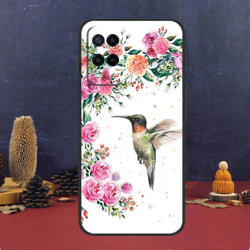 Hummingbird Case For Oppo A60 A80 A40 A6 A5 Pro A15 A16 A17 A57 A94 A74 A54 A76 A96 A18 A38 A58 A78 A98
