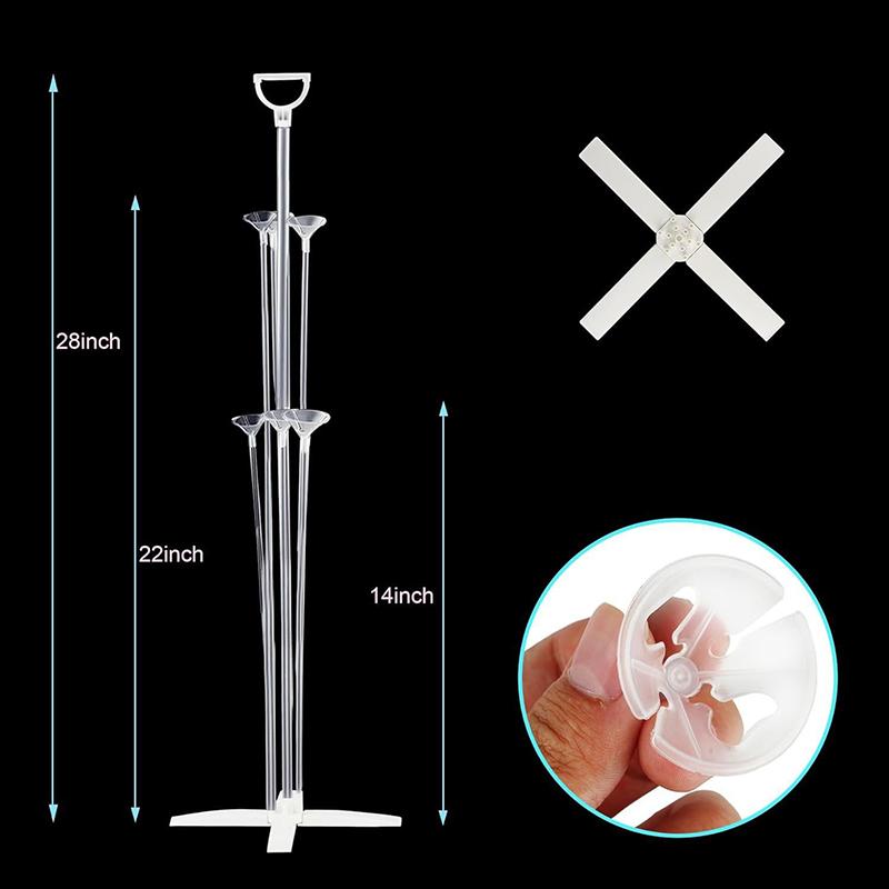 1Set Balloon Stand Kit Table Balloon Centerpiece Stand Balloon 7/9 Sticks Holder Birthday Wedding Anniversary Party Decorations