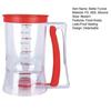Handheld Batter Funnel Separator BPA-Free Safe Materials Leak-Proof Sealing Precise Measurement 1-4 Cups Integrated Baking Funnel