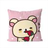 Cute RRilakkuma Pillow Case For Car Sofa Decorative Home Doublesided Print Plush Square Throw Pillow Cushion Cover