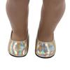 PU Leather Glossy Shiny Shoes Doll Shoes Reborn Doll Shoes PU Leather Doll Shoes  Kids Gifts