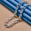 Collana a Cuore Delicata Lucidato in Argento Sterling 925 per Donna, Gioielli alla Moda per Feste e Matrimoni