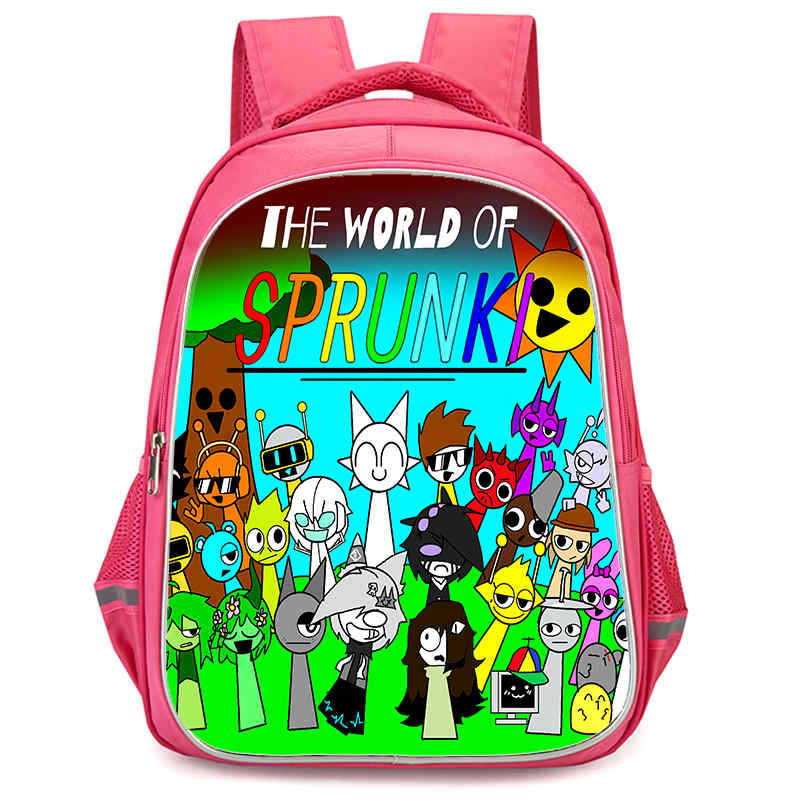 Rhythm Box Sprunki Hra Anime Batoh Studentský Školní Taška Počítačová Taška