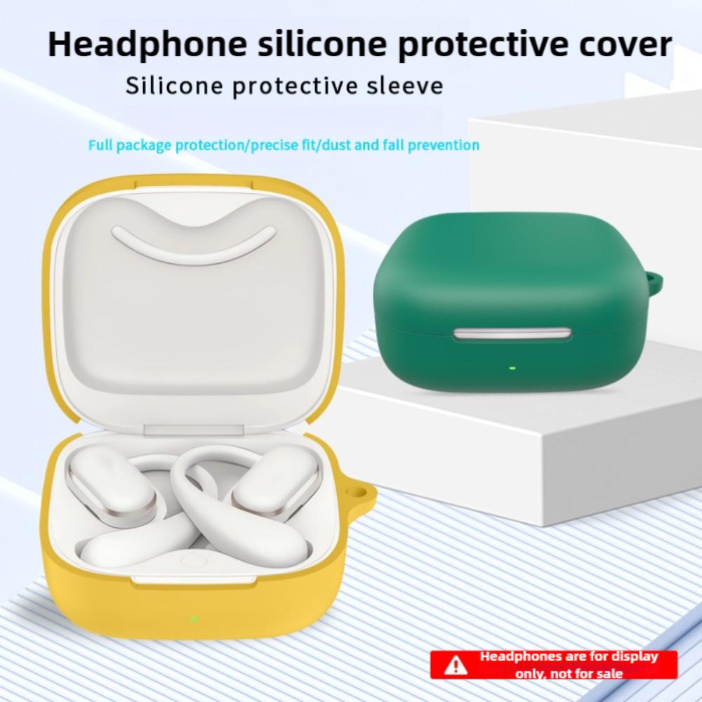 Silicone Earphone Cover with Carabiner Charging Box Shell for HUAWEI FreeArc