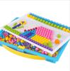 Children Puzzle Kids Peg Board 295 Pegs Early Educational Toys Creative Mosaic B