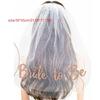Bachelorette Party Veil Bride To- Be Veil Bride Veil For Wedding Veil Short Veil