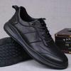 Men's Retro Casual Slip-on Leather Shoes: Versatile Trendy Footwear