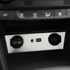 For Hyundai Encino Kona Kauai 2017 - 2025 LHD Center Cigarette Lighter USB Button Panel Trim Decoration Sticker Car Accessories