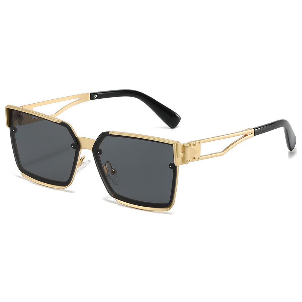 High-End Square Frame Sunglasses with UV Protection for Men and Women – Stylish and Versatile