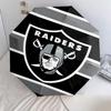 Las Vegas Raiders pattern, automatic folding umbrella, portable and foldable design, 8 ribs, a Christmas or birthday gift.