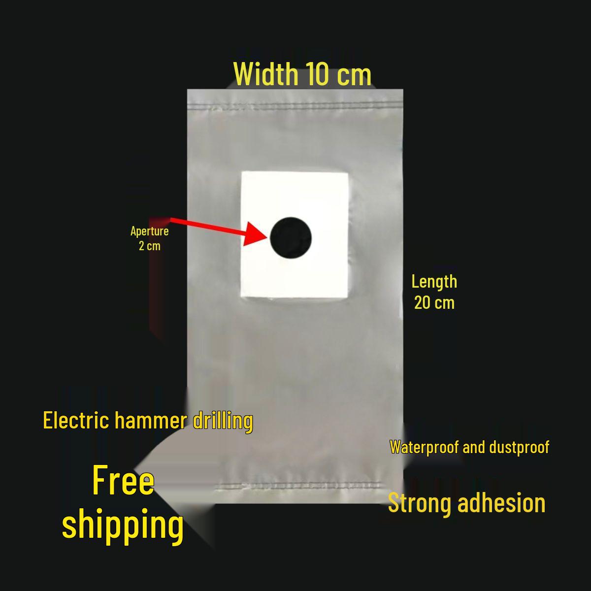 

Водонепроницаемый пылесборный мешок для ударных дрелей и электрических молотков Thick (20mm Hole) 10 pcs
