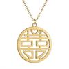 Kinitial Birth Flower Pendants Necklaces For Women Jewelry Ankh Cross Egyptian Leaves Moon Sun Butterfly Chain Choker Collares