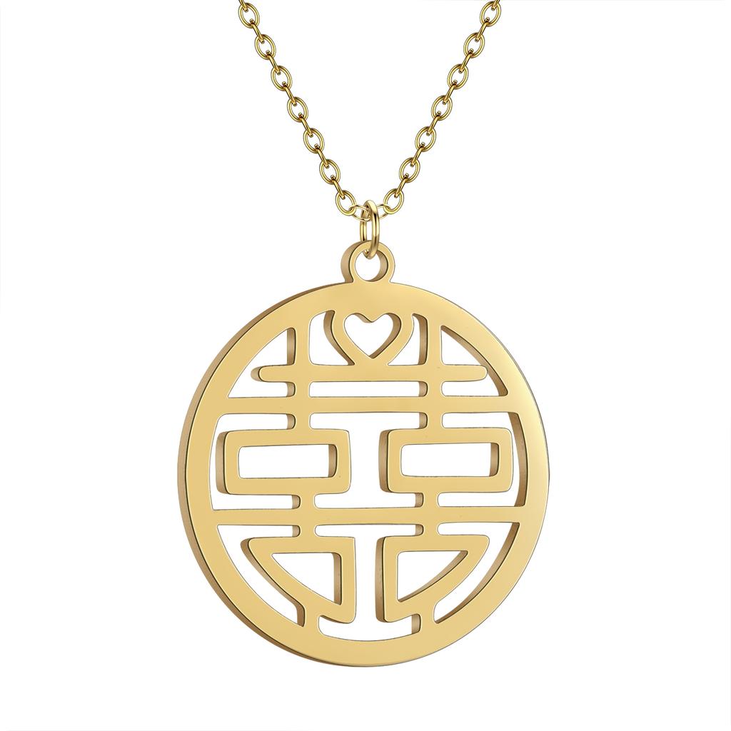 Kinitial Birth Flower Pendants Necklaces For Women Jewelry Ankh Cross Egyptian Leaves Moon Sun Butterfly Chain Choker Collares
