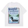 Dummer Kanadischer Wolfsvogel Lustiges Meme T-Shirt Herren Damen Mode Lässig Baumwoll-T-Shirts 2026 Sommer Kurzärmelige Baumwoll-T-Shirts