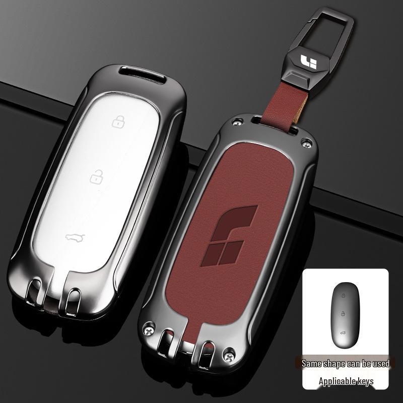 Compatible Ideal L7 Key Cover for 2023 Ideal One L8 Car, Protective Shell with Key Buckle for Men and Women