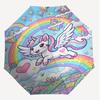1PC Unicorn Rainbow Umbrella-8-Rib Reinforced Portable Folding Travel Suitable for All Seasons Outdoor Daily Use-Z0494