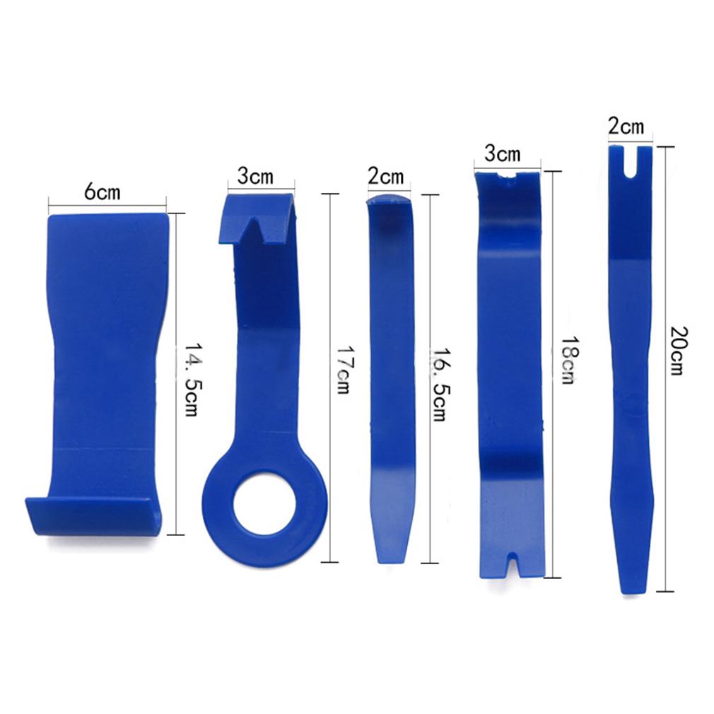 8pcs Set Car Hand Tool Car Audio Disassembly Tool Plastic Pry Bar Door Panel Disassembly Pry Panel Interior Clip Rocker Crowbar