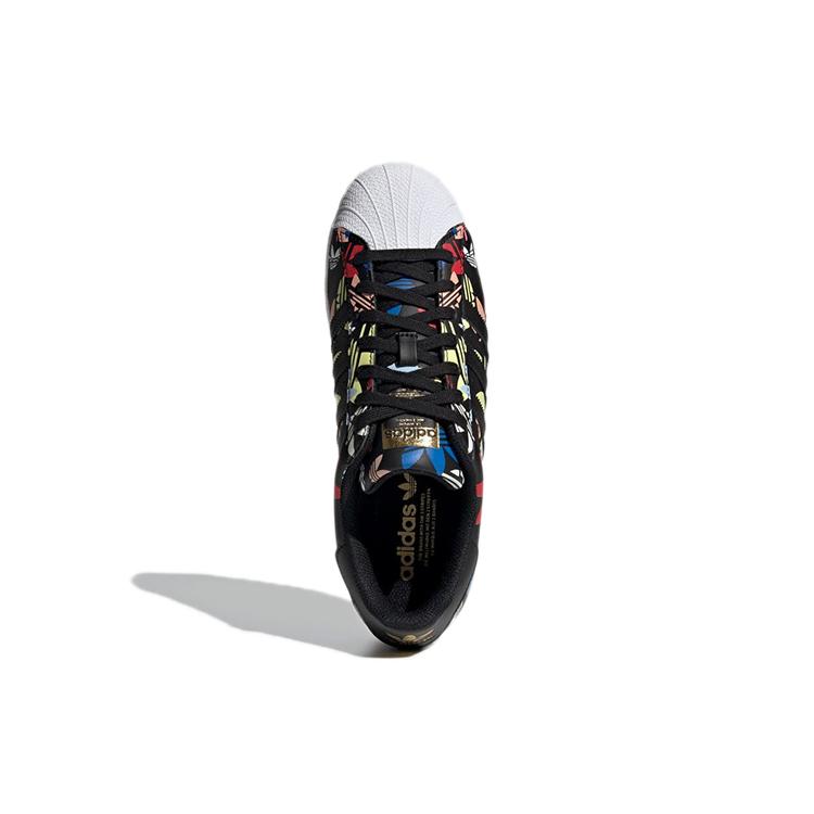 adidas Originals Superstar 'Allover Trefoil Black Multi' H00182