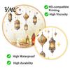 Festival Party Wall Decorations Ramadan Stickers, Peel And Stick Decals, Eid Mubarak Art Decor, Vintage Hanging Middle Eastern Style Window