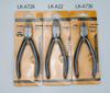 Chrome Vanadium Steel Diagonal Cutting Pliers: Pointed Nose, Flat Mouth, Mini Model for Electronics