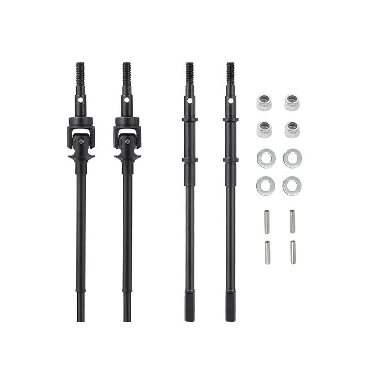 Heavy Duty AR44 Axles Front Rear Joint CVD Drive Shaft Dogbone - for 1/10 RC Crawler Axial SCX10-II 90046/90047 JEEP Wrangler