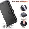 Coque rabat effet cuir noir pour iphone 13 mini (5.4'') proshop