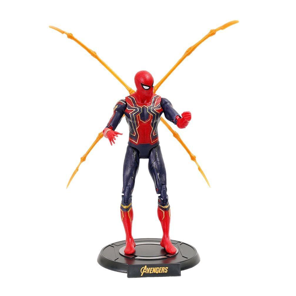 Captain America, Spider-Man, Iron Man, Red Hulk Action Figure Set