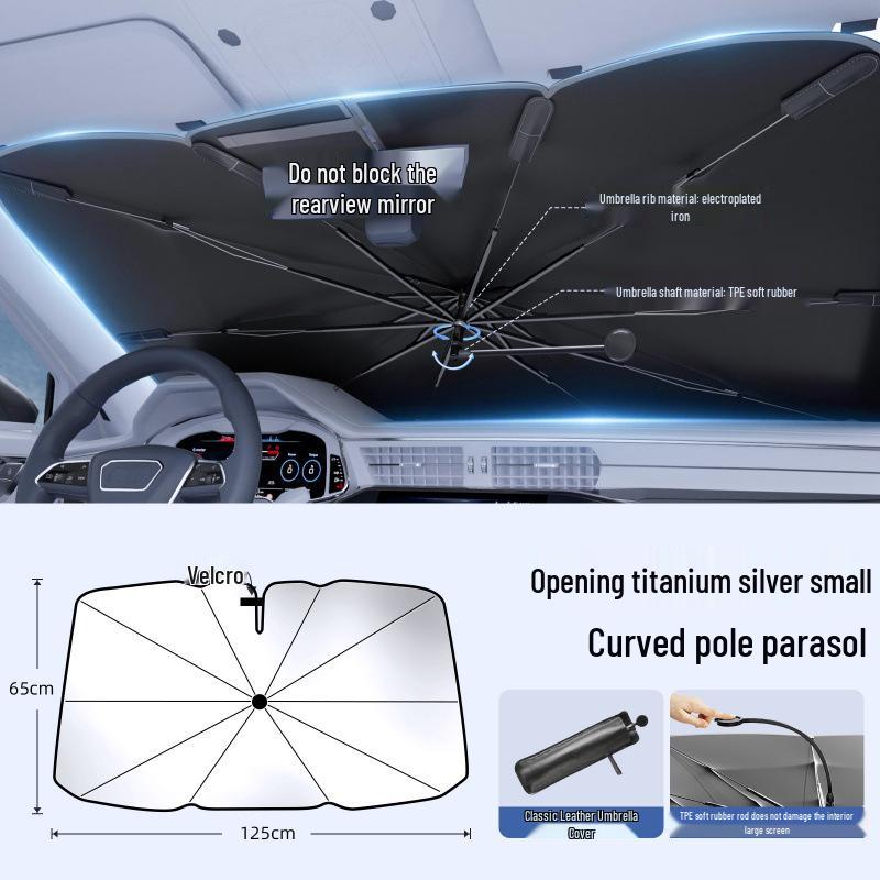 Car Windshield Sunshade – Heat Insulation & Sun Protection Front Cover