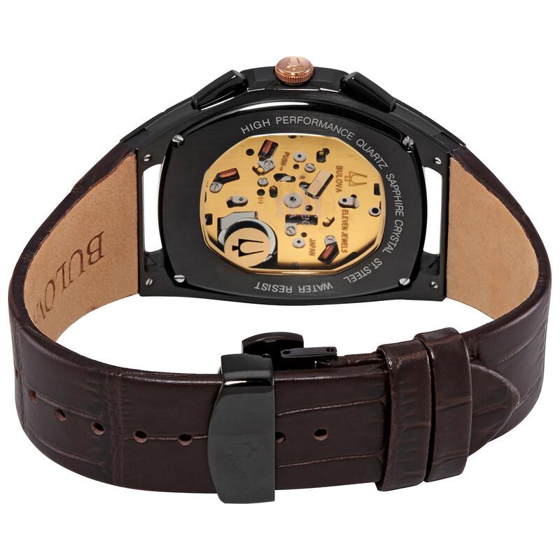 Reloj Bulova de Cuarzo para Hombre Marrón 98A264