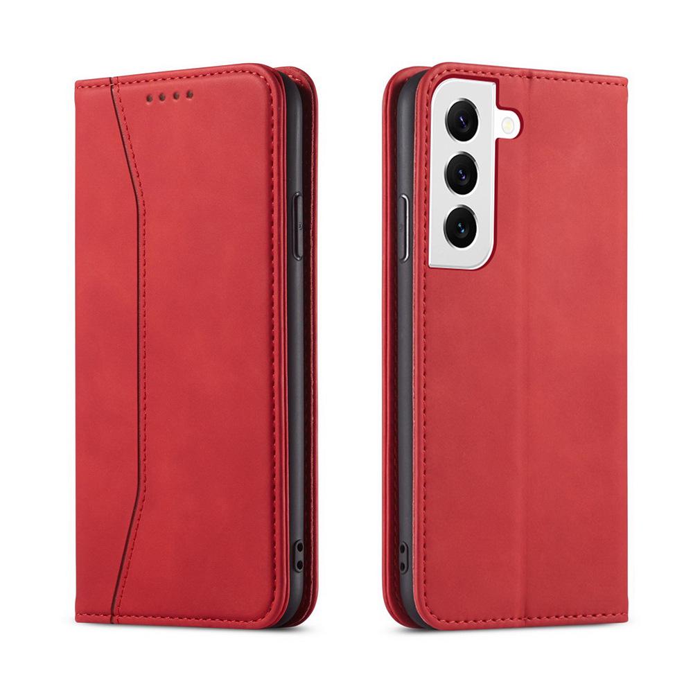 Samsung S24 Leather Case, A15/A54 5G Magnetic Flip Cover, A14/A35 Protective Cover with Magnetic Suction.