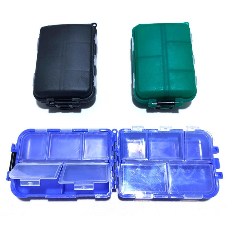Luya Box Accessories Fishing Storage Box, Double-Layer Bait Box, Sorting Box, Sequin Micro Object Fishing Hook, Pin Fishing Gear