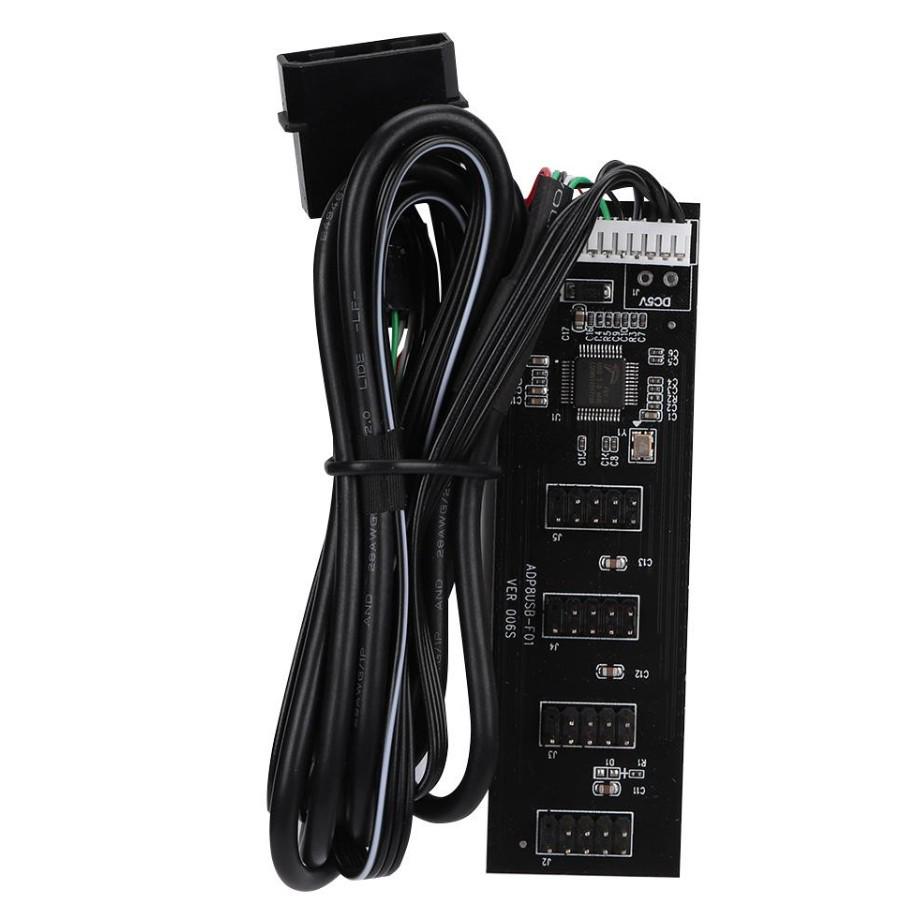 USB 2.0 Motherboard Hub: 9-Pin to Dual 9-Pin Expansion Adapter