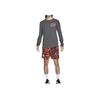 Nike Letter Pattern Printed Loose Round Neck Long Sleeve T-Shirt Men Tops Coal-Gray FQ3879-060
