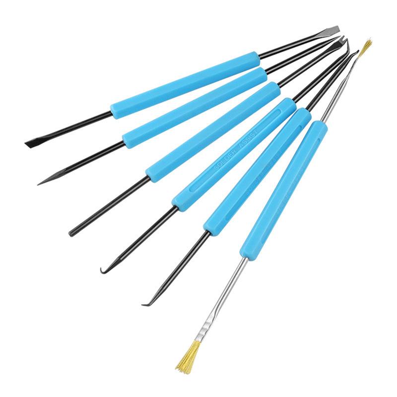 6-Piece Soldering Aid Kit Pcb Cleaning And Maintenance Tools Repair And Soldering Aids Circuit Board Soldering Accessories