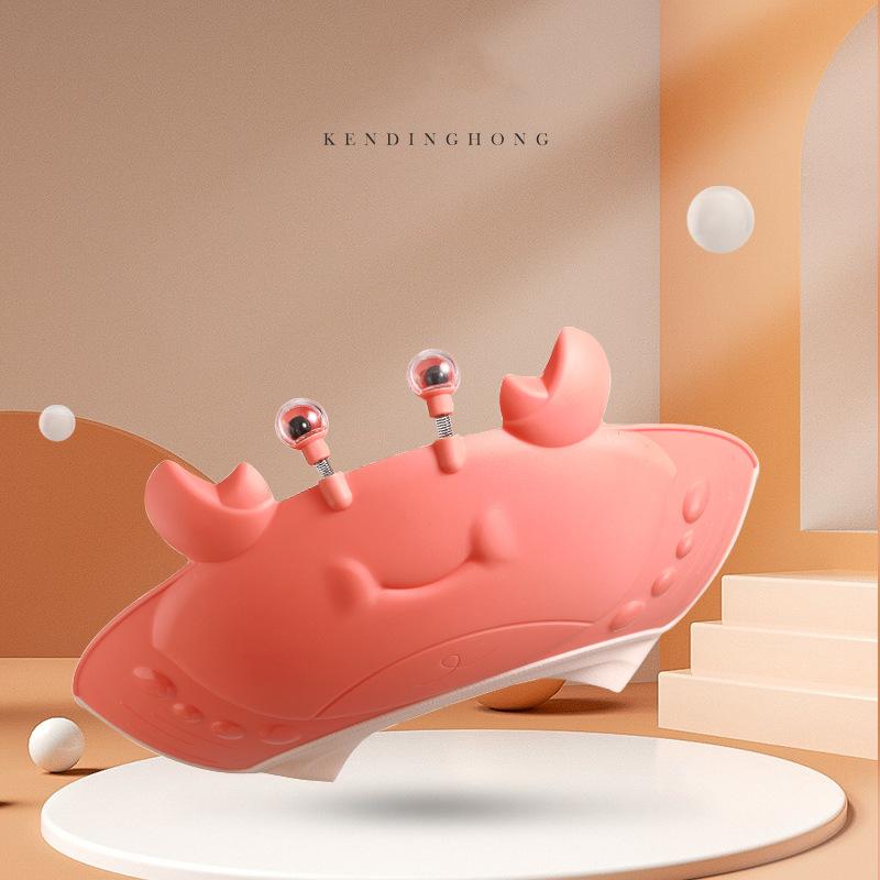 

Шапочка для мытья головы в виде краба для защиты ушей, детская шапочка для шампуня, регулируемая шапочка для мытья головы для мужчин и женщин, купание детей