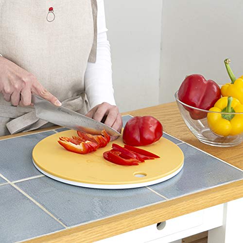 Harumi Kurihara Round Cutting Board (Medium) Mustard