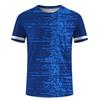 Einfache Mode Sport T-Shirts für Herren Sommer Outdoor Kurzarm Bedruckte T-Shirts Lässig Locker Laufen Fitness T-Shirts Oberteile