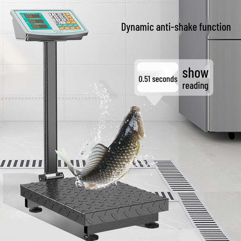 

Aodema 180KG Commercial Foldable Electronic Floor Scale