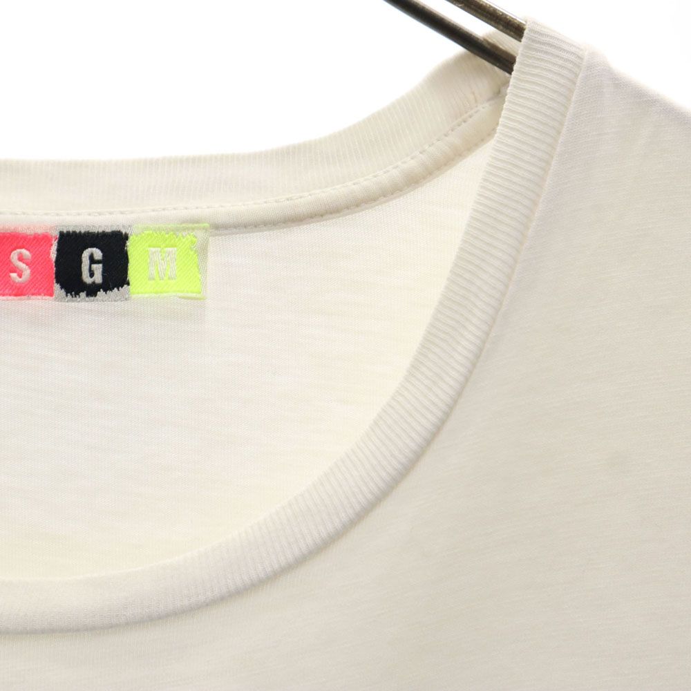 MSGM made in Italy Print Short sleeve T-shirt S White system Men's Used