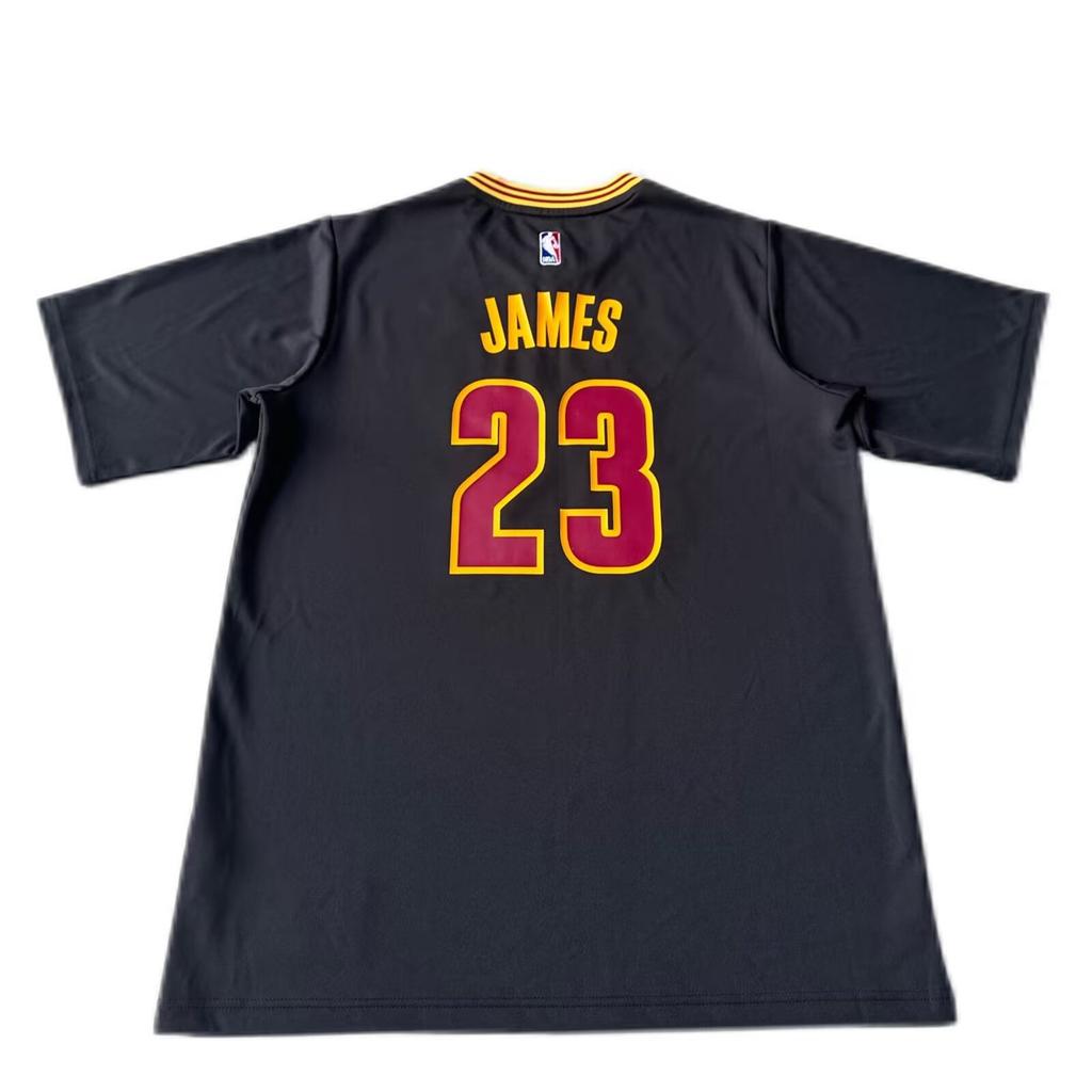 Adidas Camiseta de Baloncesto de Manga Corta Deportiva con Cuello en V NBA LeBron James Cavaliers 23 Tops Unisex 7818A-3QV-AEB2581