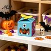 Small Snack Packaging Boxes Cute Halloween Treat Boxes, Party Candy for Cookie Goodie Kids Bags Gift Packaging, Cardboard Container Trick or Supplies