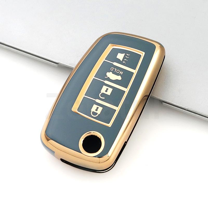 4 Buttons Car Key Case Cover Tpu Auto Shell Holder For Nissan X-Trail Qashqai J11 Juke Murano Micra Tiida Maxima Altima Kicks